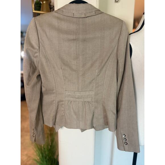 White House Black Market Light Brown Blazer Jacket Size 4 - Picture 5 of 5